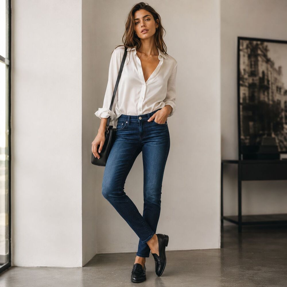 RAG & BONE Women’s Skinny Ankle Jeans 26 Stretch USA MADE Southgate W1526K520SGA